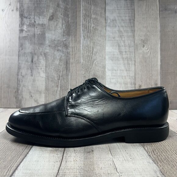 Allen Edmonds Kennett Men's Oxford Split Toe Derby Leather Black Size 9 D 9504 - Picture 7 of 16